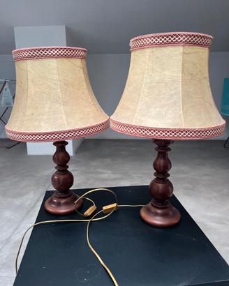 coppia lampade da tavolo