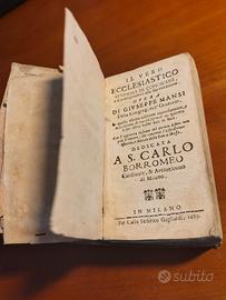 libro antico - Il Vero ecclesiastico
