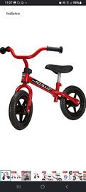 Bici chicco senza pedali 2-5 anni rossa