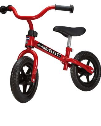 Bici chicco senza pedali 2-5 anni rossa