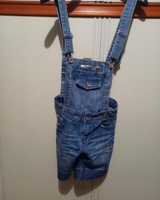salopette donna jeans taglia 38