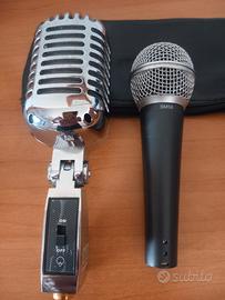 nr.2 microfoni shure s58 e shure e55 vintage