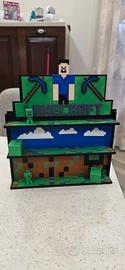 espositore minecraft kinder joy
