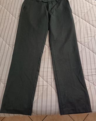 pantalone elegante uomo nero 