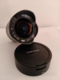 SAMYANG fish eye 8 MM FUJI