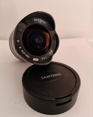 SAMYANG fish eye 8 MM FUJI