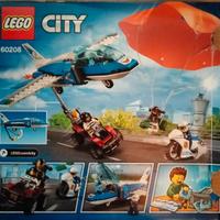 LEGO POLIZIA AEREA CON PARACADUTE