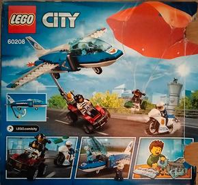 LEGO POLIZIA AEREA CON PARACADUTE