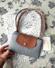 Longchamp Tote Medium Acier Steel