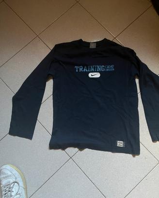 T-shirt Nike oregon blu S maniche lunghe