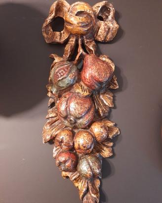 Decorazione in legno vintage