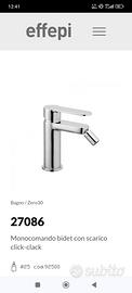 monocomando bidet con scarico click-clackè Sono 2