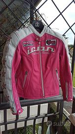 GIUBBETTO MOTO IN PELLE ICON DA DONNA