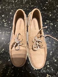 Sebago scarpa da vela beige chiaro