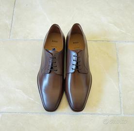 BOSS scarpe eleganti uomo Marroni nuove originali