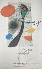 Copia originale Joan Miró senza cornice