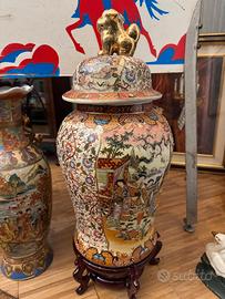 Vaso Gigante Cinese/Orientale con Coperchio