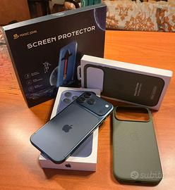 iPhone 17 Pro Max Blu 256 Gb con accessori Nuovo