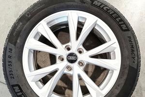 Cerchi in lega originali Audi 18"+Gomme MI P4