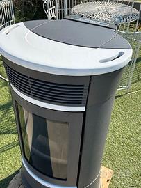 STUFA pellet 2 CANALIZZAZIONI 11 KW EDILKAMIN