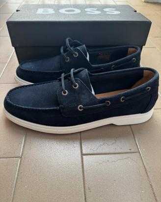 Scarpe mocassino pelle scamosciata Boss 44