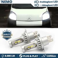 LAMPADE LED H4 per CITROEN NEMO 6500K CANbus