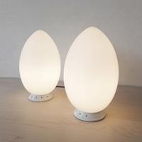 FONTANA ARTE coppia lampade da tavolo UOVO
