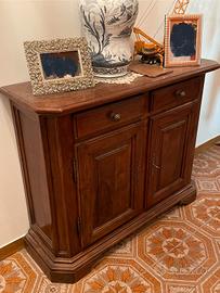 credenza 2 ante due cassetti in legno 