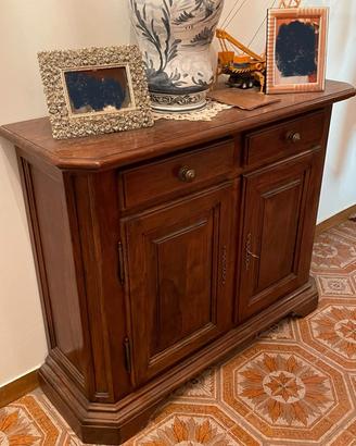 credenza 2 ante due cassetti in legno 