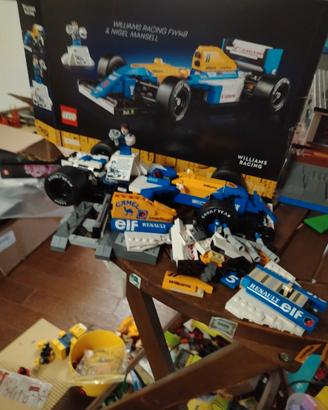 Lego Williams racing di Nigel mansel 
