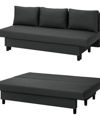 Divano letto IKEA grigio scuro 3 posti