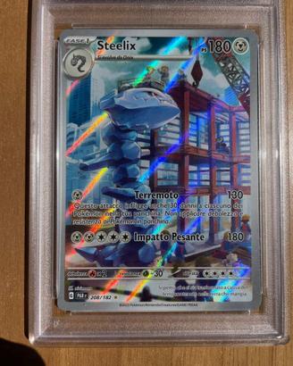 Pokemon Steelix PSA 9 208/182 Italiano Paradosso T