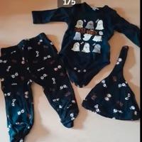 Completino Fagottino Ghost Party 1-3 mesi 