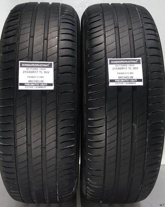 2 PNEUMATICI USATI 215/60R17 96V PRIMACY3 MO MICHE