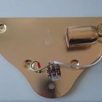 Applique da parete a ventaglio in vetro di Murano