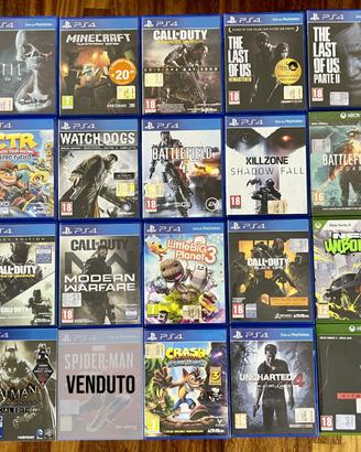 Giochi PS4/Xbox da 5€ - Singoli, lotti o blocco