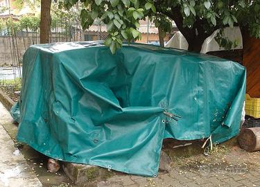 Pesante Telone m. 4,40x4,70 con occhielli e anelli