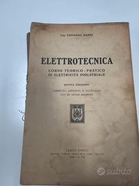 Libro Elettrotecnica 1929 Hoepli - Manuale tecnico