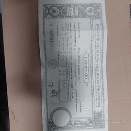 certificato banco prova 