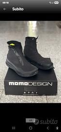 Scarpe moto Momo Design FIREGUN-1 WP Nero tg. 44