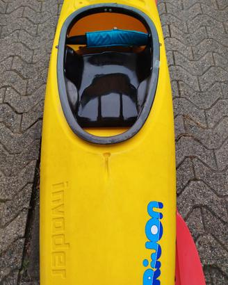 Kajak Prijon Invader   pagaia e paraspruzzi