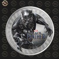 Moneta BLACK PANTHER MARVEL in Argento SILVER Coin