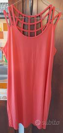 Abito-Copricostume corallo