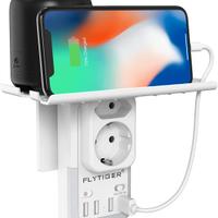 Multipresa USB presa da muro, Doppia Presa con 1 S