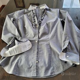 camicia Oxford grigio