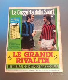 La Gazzetta dello Sport  S.Mazzola e G.Rivera 1981