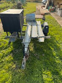 Carrello rimorchio ellebi trasporto moto