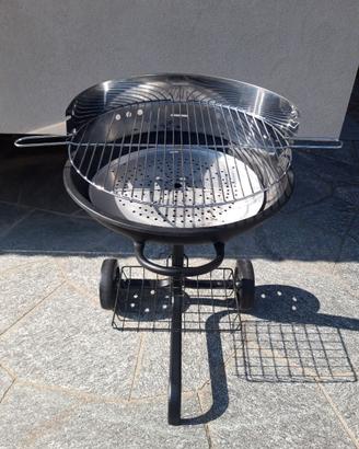 Barbecue a carbonella Sandri Garden ACCIAIO