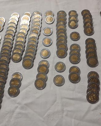 monete 500 lire varie