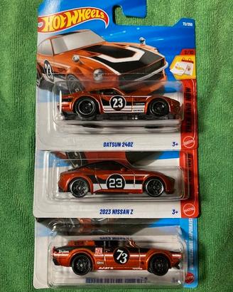 Hot Wheels Datsun 240Z,Nissan Z,Skyline 2000 GT-R
